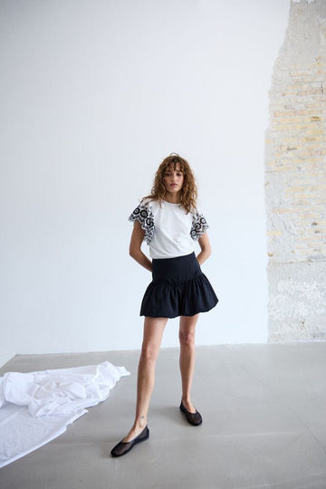 Jolette Bubble Hem Skirt